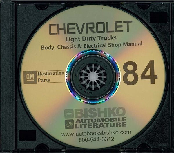 1984 Chevrolet C10, C20, C30, K10, K20, K30 Light Duty, G
