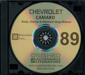 1989 Chevrolet Camaro Factory Shop Service Manual
