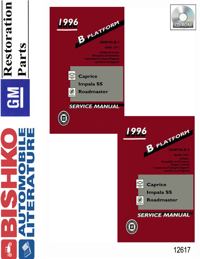 1989–1996 Chevrolet Roadmaster, Caprice, Impala SS Factory Shop Service Manual