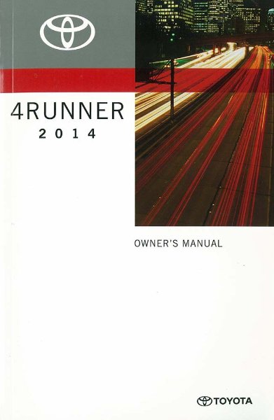 2014 Toyota 4Runner Owner's Manual