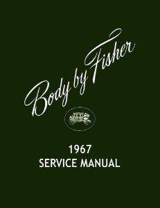 1967 Buick Cadillac Chevrolet Body Shop Service Repair Manual Book Engine