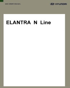 2025 Hyundai Elantra N Line Owner's Manual
