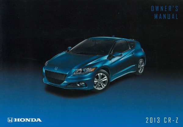 2013 Honda CR-Z Owner's Manual