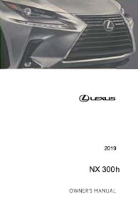 2019 Lexus NX 300H Owner's Manual