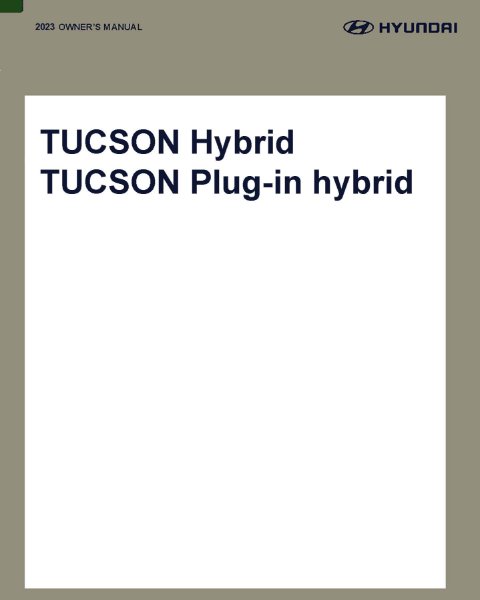 2023 Hyundai Tucson Hybrid Owner's Manual