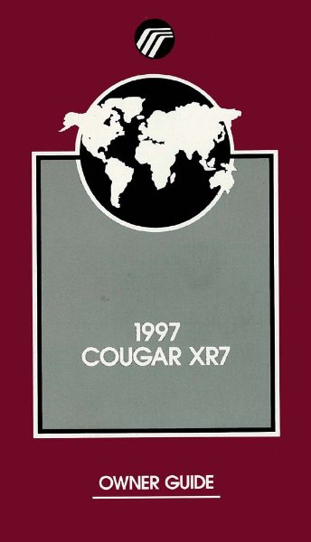 1997 Mercury Cougar XR7 Owner's Manual