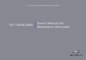2017 Infiniti QX80 Owner's Manual