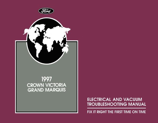1997 Ford Crown Victoria, Grand Marquis Factory Shop Service Manual