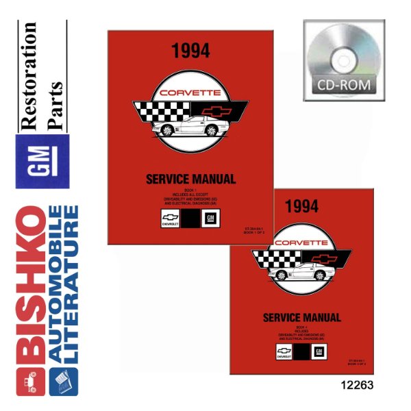 1994 Chevrolet Corvette Factory Shop Service Manual