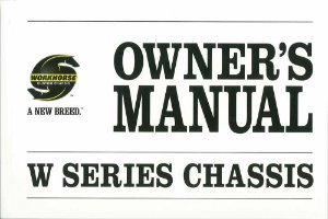 2008 Workhorse W-Series Owner's Manual
