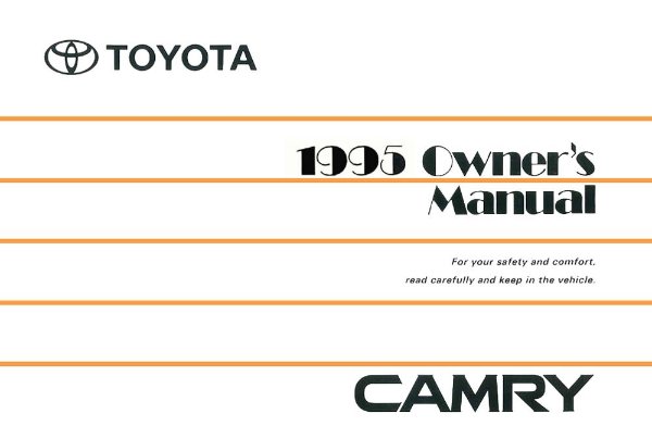 1995 Toyota Camry Owner's Manual