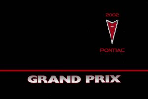2002 Pontiac Grand Prix Owner's Manual