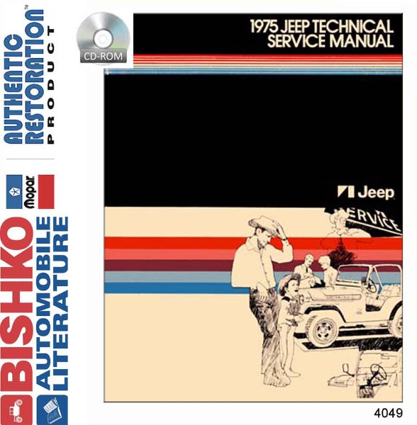 1975 Jeep All Models Factory Shop Service Manual