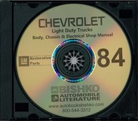 1984 CHEVROLET TRUCK Body, Chassis & Electrical Shop Manual sample image