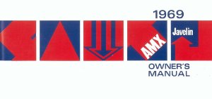 1969 AMC AMX, Javelin Owner's Manual