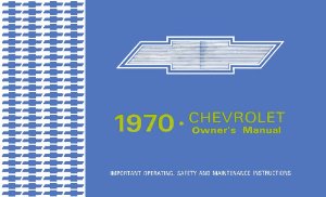 1970 Chevrolet Caprice, Impala Owner's Manual
