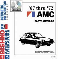 1967-72 AMC Body & Chassis, Text & Illustration Parts Book sample image