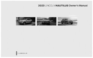 2023 Lincoln Nautilis Owner's Manual