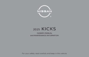 2025 Nissan Kicks Owner's Manual