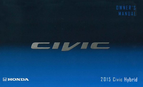 2015 Honda Civic Hybrid Owner's Manual