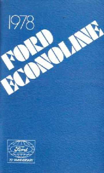 1978 Ford Econoline Owner's Manual