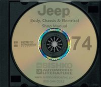 1974 JEEP Body, Chassis & Electrical Service Manual sample image