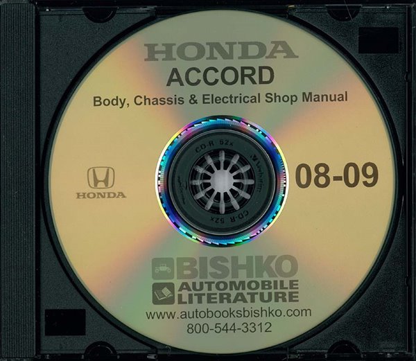 2008–2009 Honda Accord - 4 Cyl ONLY Factory Shop Service Manual