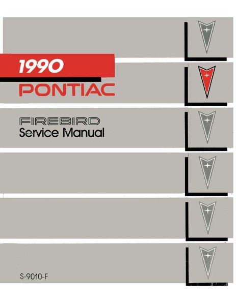 1990 Pontiac Firebird Factory Shop Service Manual