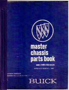 1940–1965 Buick All Models Parts Book
