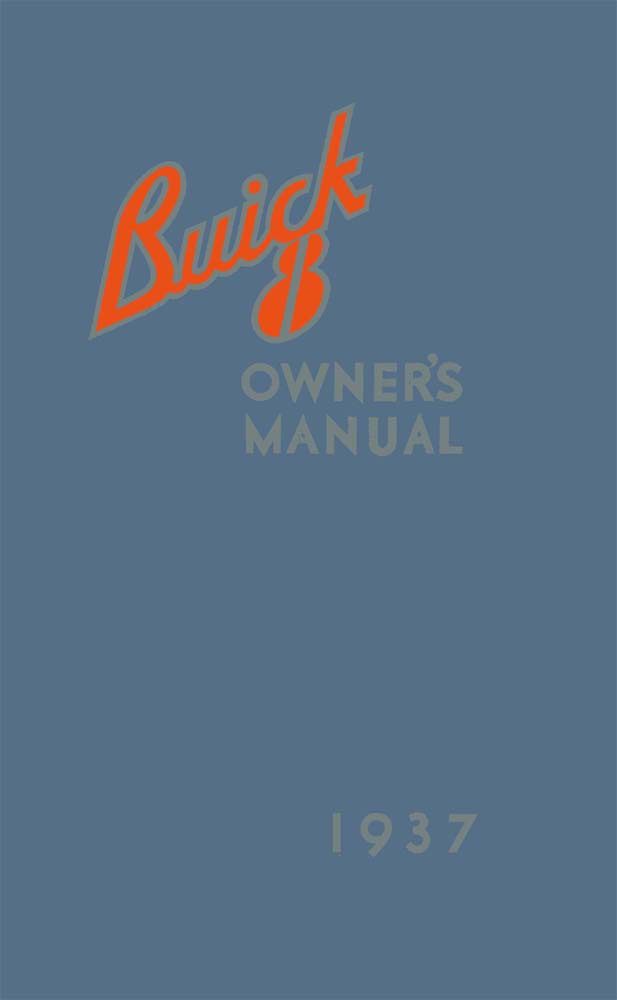 1937 Buick Owners Manual User Guide