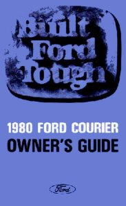 1980 Ford Courier Truck Owner's Manual