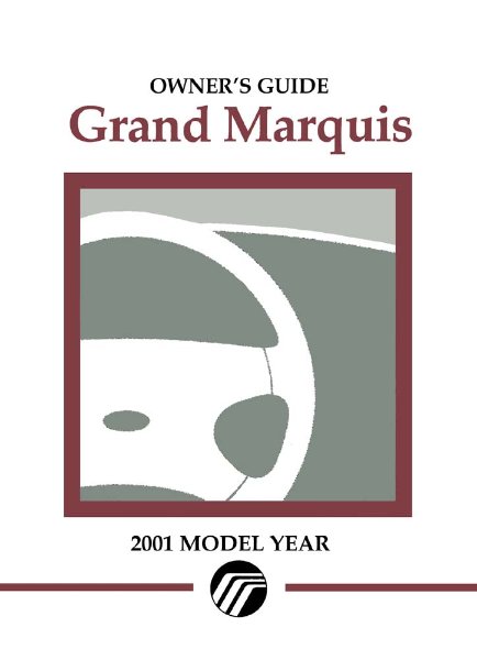 2001 Mercury Grand Marquis Owner's Manual