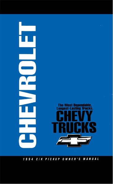 1994 Chevrolet Silverado 1500, Silverado 2500, Silverado 3500 Owner's Manual