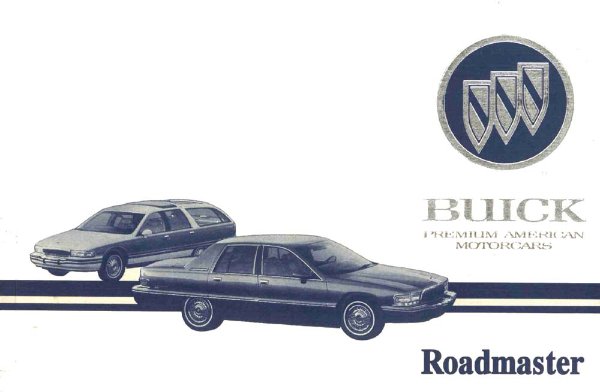 1994 Buick Roadmaster Owner's Manual