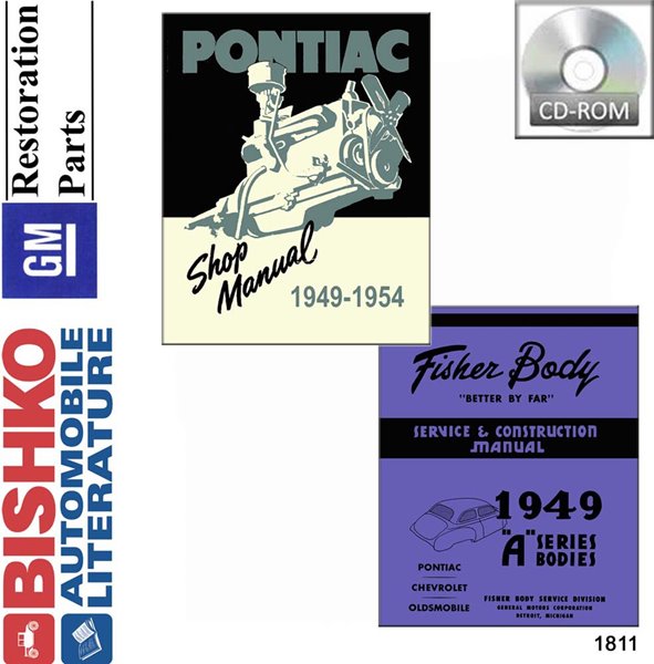 1949–1954 Pontiac ALL MODELS FISHER BODY Factory Shop Service Manual