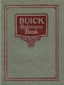 1929 Buick Reference Guide Shop Service Repair Manual Book Engine Wiring
