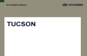 2019 Hyundai Tucson Owner's Manual