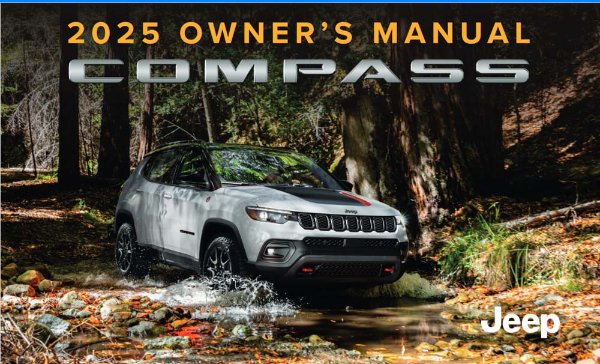 2025 Jeep Compass Owner's Manual