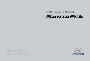 2015 Hyundai Santa Fe Owner's Manual