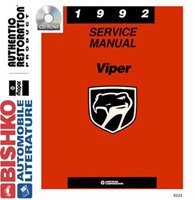 1992 DODGE VIPER Body, Chassis & Electrical Service Manual sample image