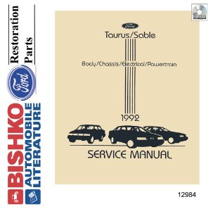 1992 Ford Taurus, Sable Factory Shop Service Manual