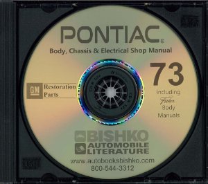 1973 Pontiac ALL MODELS FISHER BODY Factory Shop Service Manual