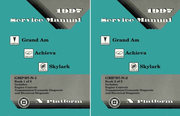 1997 Buick Skylark, Achieva, Grand Am Factory Shop Service Manual
