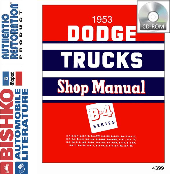 1953 Dodge Truck All Models Factory Shop Service Manual
