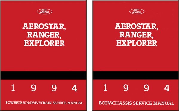 1994 Ford Truck Aerostar, Explorer, Ranger Factory Shop Service Manual