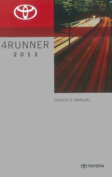 2013 Toyota 4Runner Owner's Manual