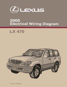 2000 Lexus LX 470 Wiring Diagrams Manual