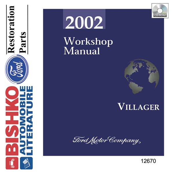 2002 Ford Villager Factory Shop Service Manual