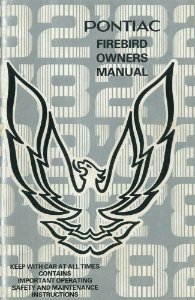 1982 Pontiac Firebird Owner's Manual