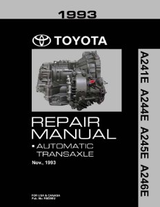 1993 Toyota A241E, A244E, A245E, A246E Factory Shop Service Manual